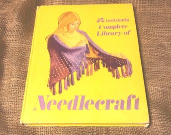 Vintage 1960s LeeWards Complete Library of Needlecraft, Volume 3- Sewing, Patchwork and Applique