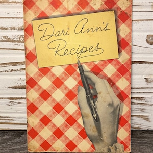 Vintage 1945 Dari Ann&#39;s Recipes Book Daricraft Evaporated Milk Advertising Mid Century