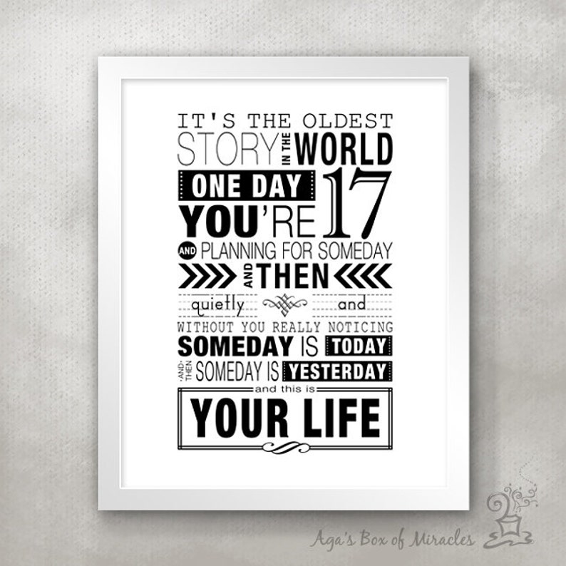 One Tree Hill Quote Gift Ideas / Graduation Gift / Etsy