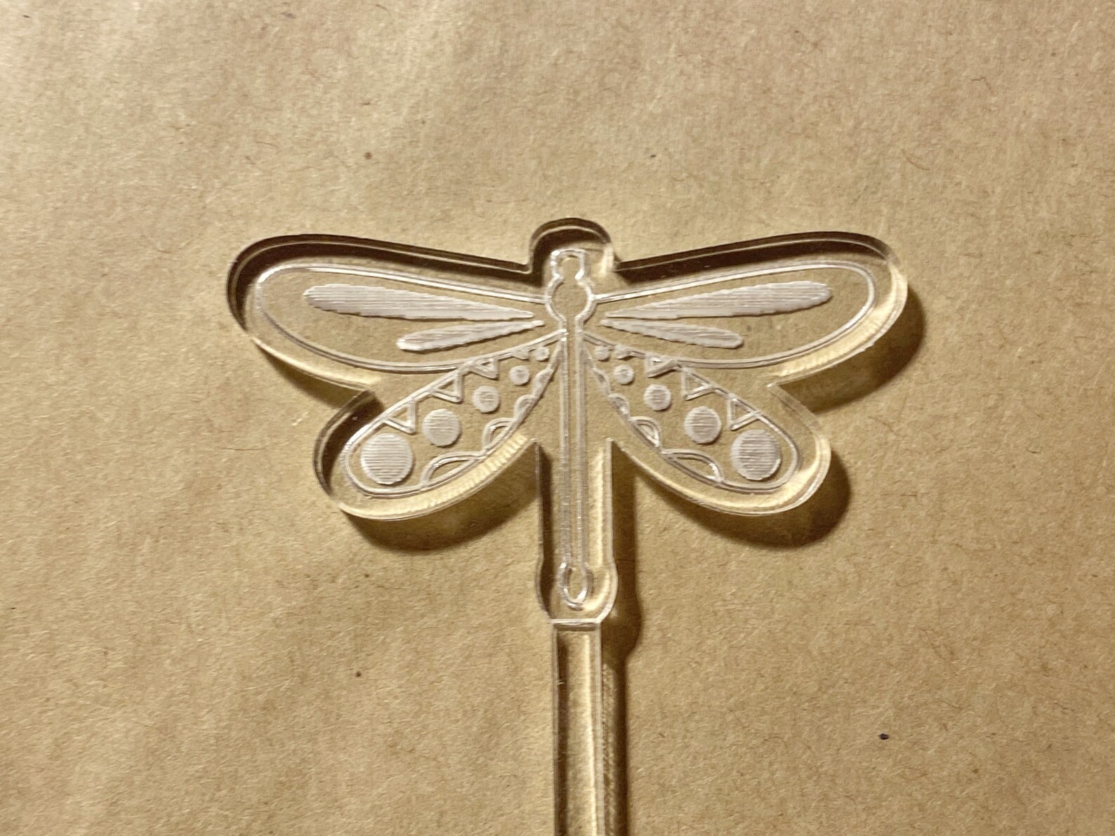Swizzle Stick Pattern With Multiple Dragonfly Designs Etsy