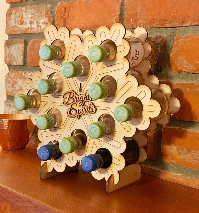 mini-wine-bottle-snowflake-holiday-display-advent-calendar-etsy