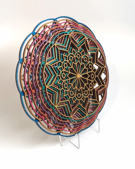 Download Layered Mandala Pattern 8 Layers Digital Download Svg Etsy