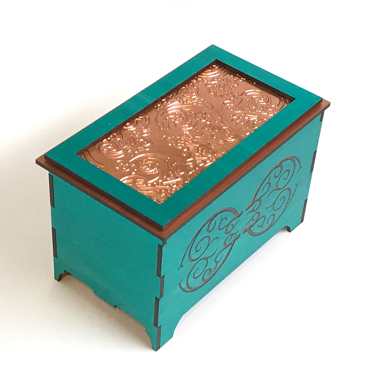 Trinket Box With Lid for 1/8 .12/3mm Material Etsy