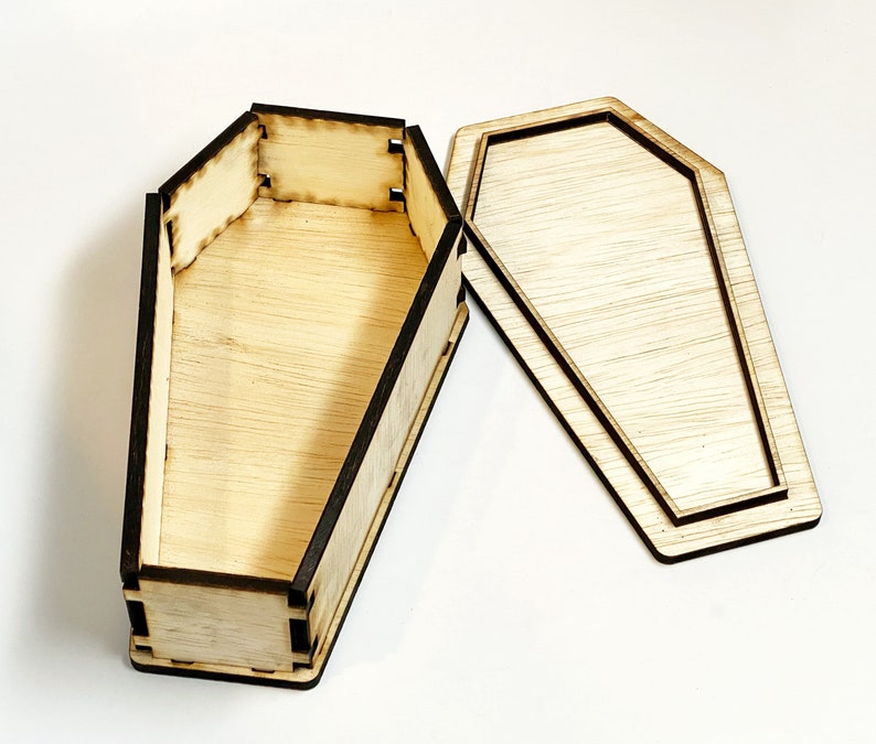 Coffin Shaped Box for 1/4 .21/5mm Material Etsy