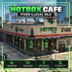 FiveM Hotbox Cafe MLO | Karta över rollspel för apotek och café