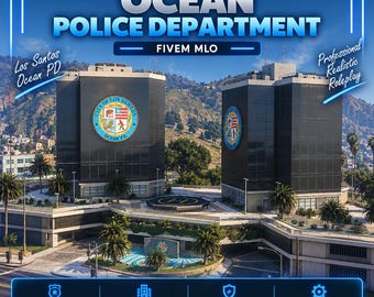 FiveM Ocean Police Department MLO | Police Station & Roleplay Map