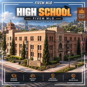 FiveM High School MLO | School Interior & Campus Roleplay Map