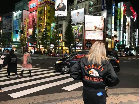 Vintage Harley-Davidson jacket RARE embroidered bo