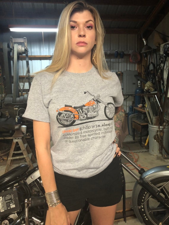 Vintage Style Chopper Shirt Free Spirit Custom Motorcycle Etsy Vintage Style Chopper Shirt Free Spirit Custom Motorcycle Etsy