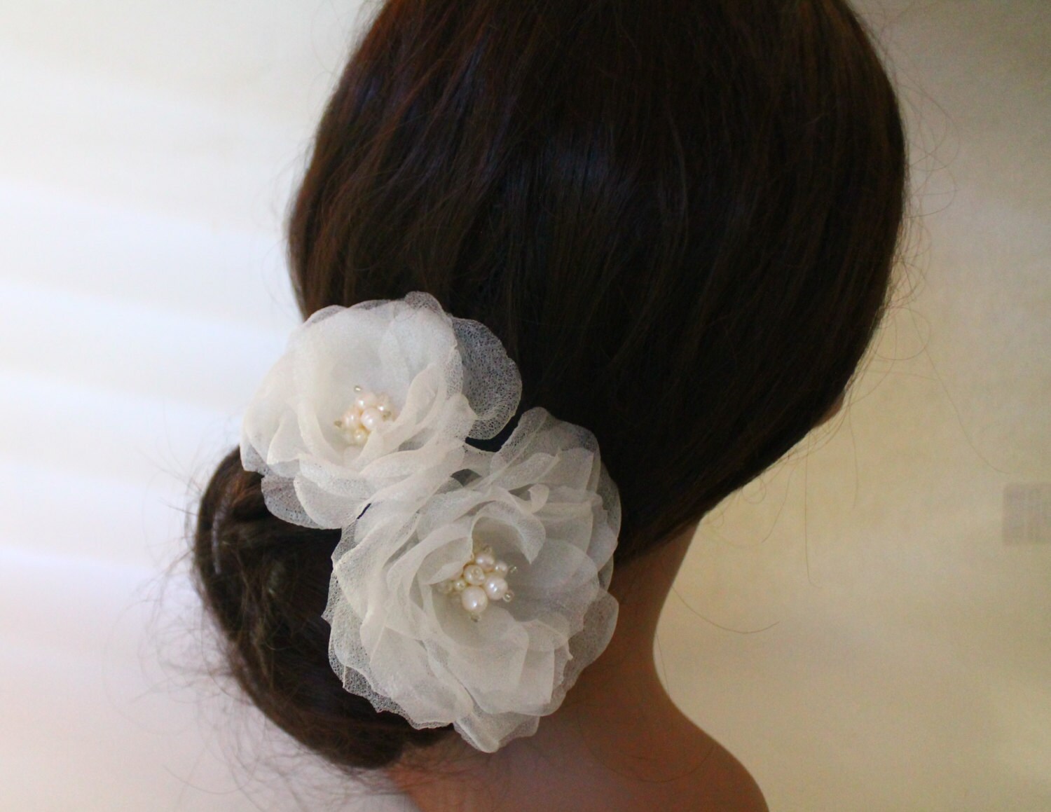 bridal hair with headpiece