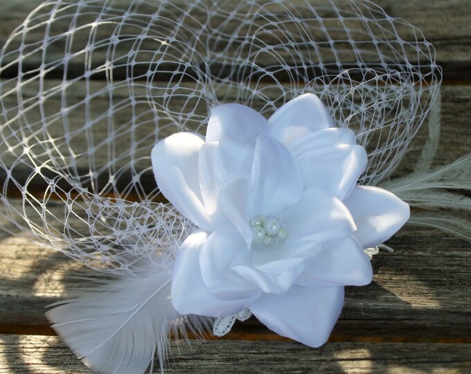 birdcage wedding veils and headpieces