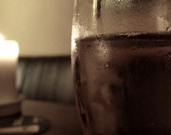 pub life // Dublin, Ireland // sepia // Bulmers Irish Cider // candle light