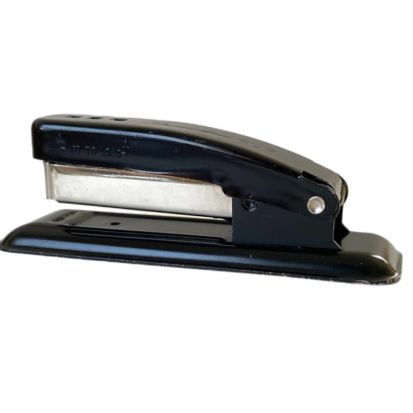 Vintage // Swingline Cub Stapler, Mid Century Black Staplers, Industrial Chic, Retro Small Sized Desk Supply, Daycare Teacher Gift // 1960s