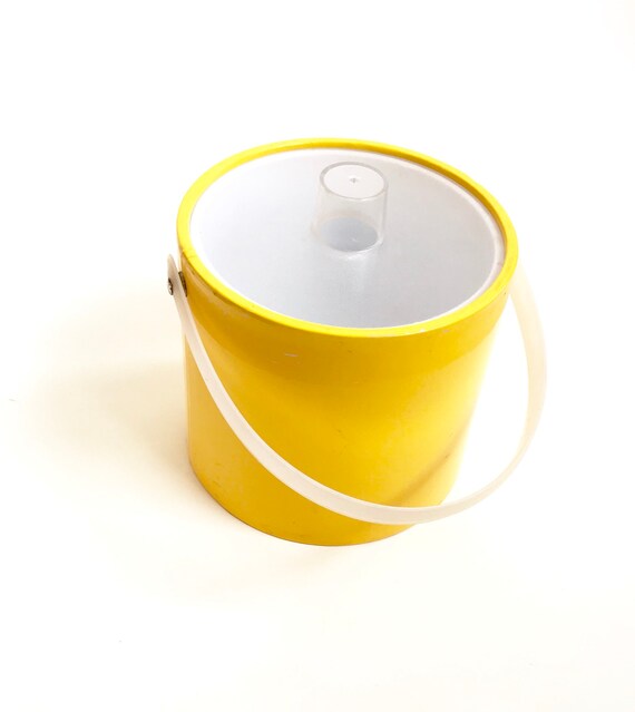 yellow ice bucket