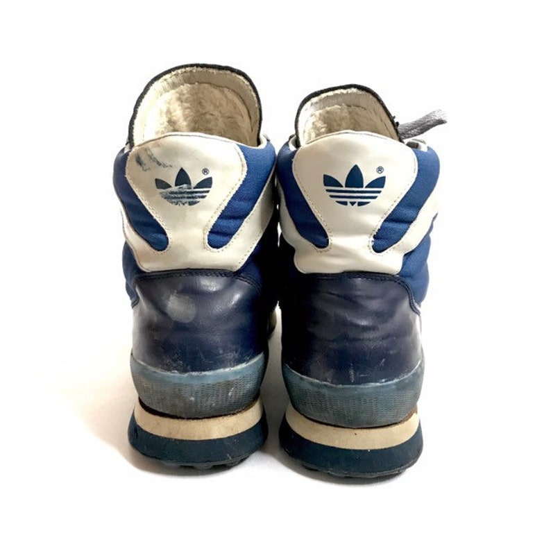 Vintage // ADIDAS Alaska Hiking Sneaker Navy & Dark Blue Lace | Etsy