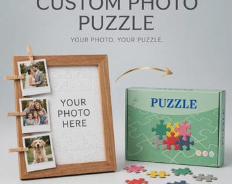 Rompecabezas fotográfico personalizado, regalo sorpresa sin spoilers (300-1000 piezas)