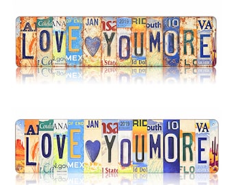 Letrero metálico de aluminio personalizado, estilo vintage, ideal para la decoración del hogar (40 cm x 10 cm).