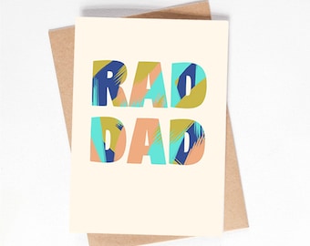 RAD DAD Father's Day Card