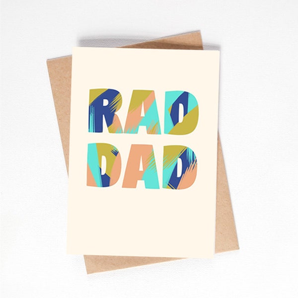RAD DAD Father's Day Card