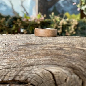 Cherry Handmade wooden ring size 8