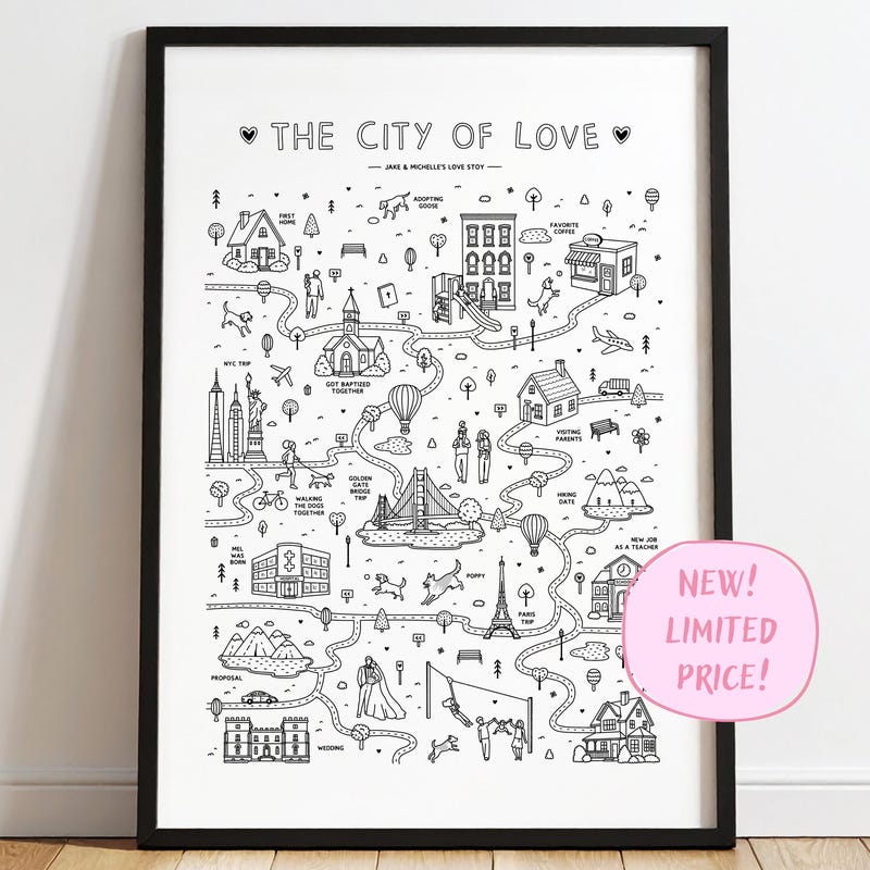 Relationshi Map 2 Maps Anniversary Gift - 60+ Gift Ideas for 2026