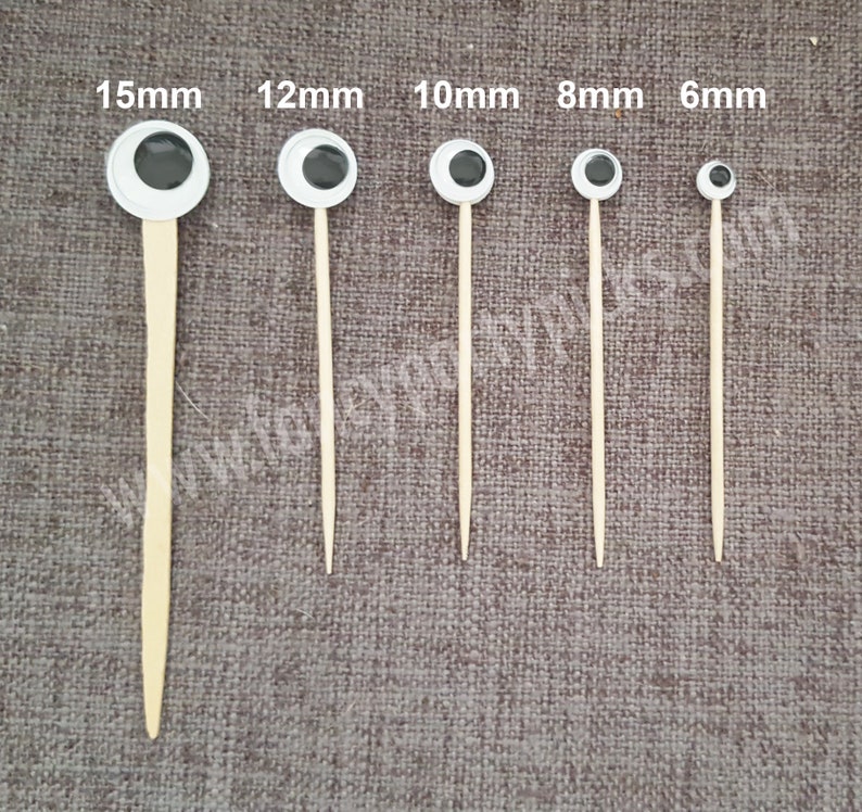 Googly Eyes Bamboo Picks: Cupcake & Appetizer Toppers, Sea theme party, Food garnish, Finger food image 8