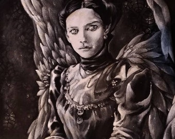 creepy lady etsy