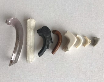 Sea Pottery Handle Pieces