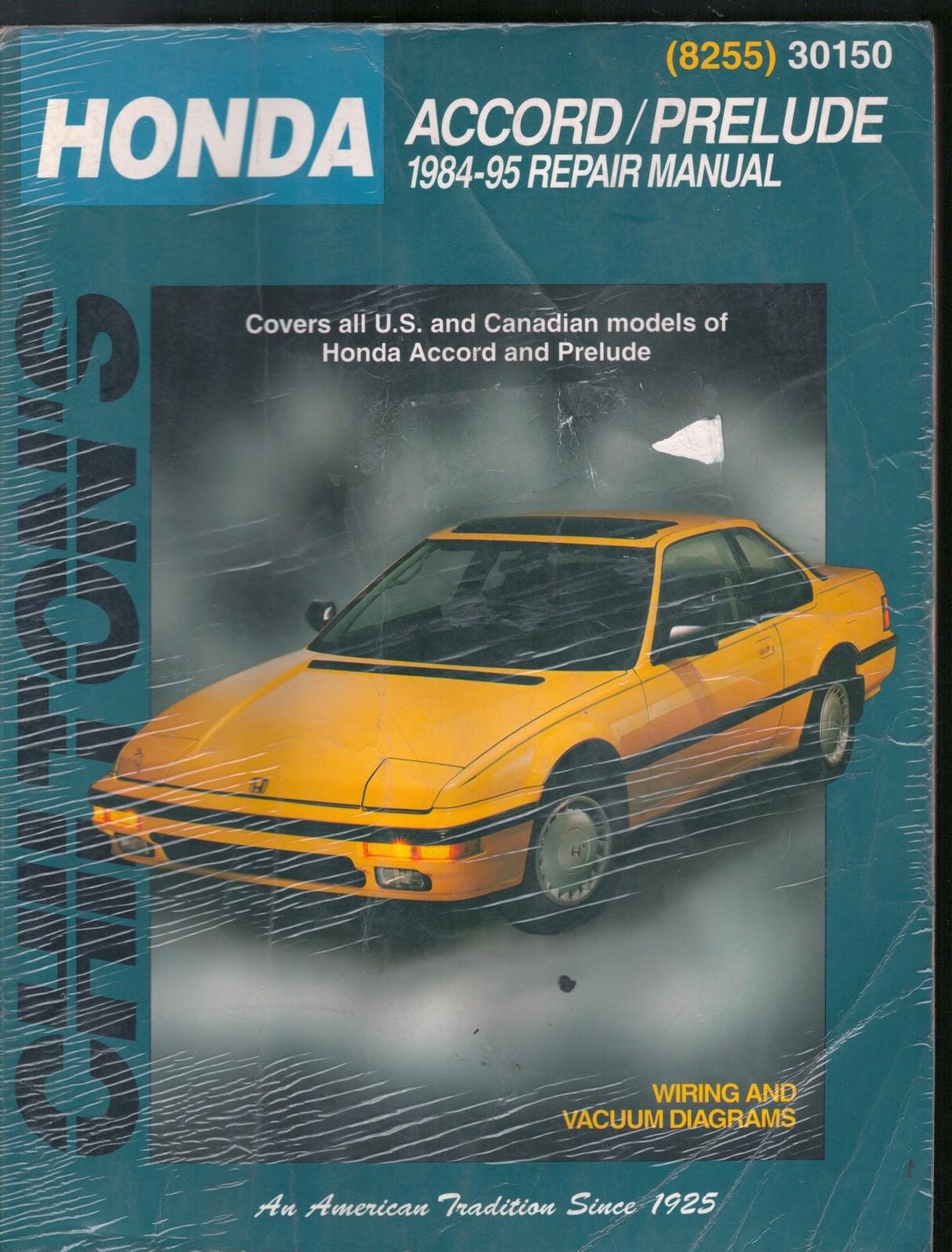 Honda Prelude Service Manual - Etsy