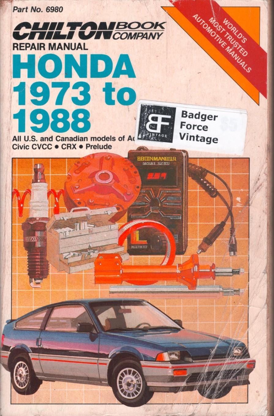 Honda Prelude Service Manual - Etsy