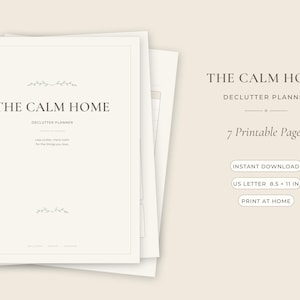 The Calm Home Declutter Planner