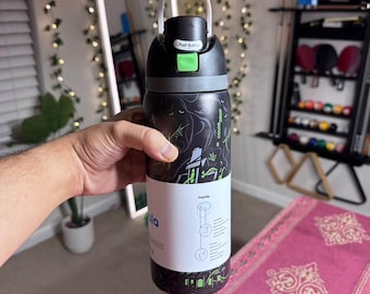 Owala FreeSip 32oz Halloween Water Bottle: Midnight Manor