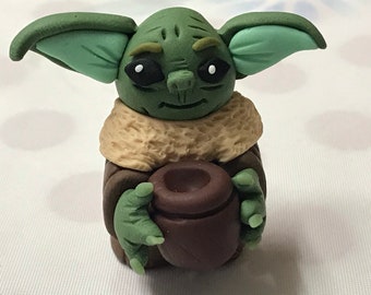 Polymer Clay Yoda Etsy