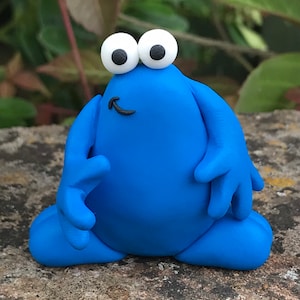 Trapdoor Berk Inspired Polymer clay TV Show cake topper 1980’s by handmade by Ludicris