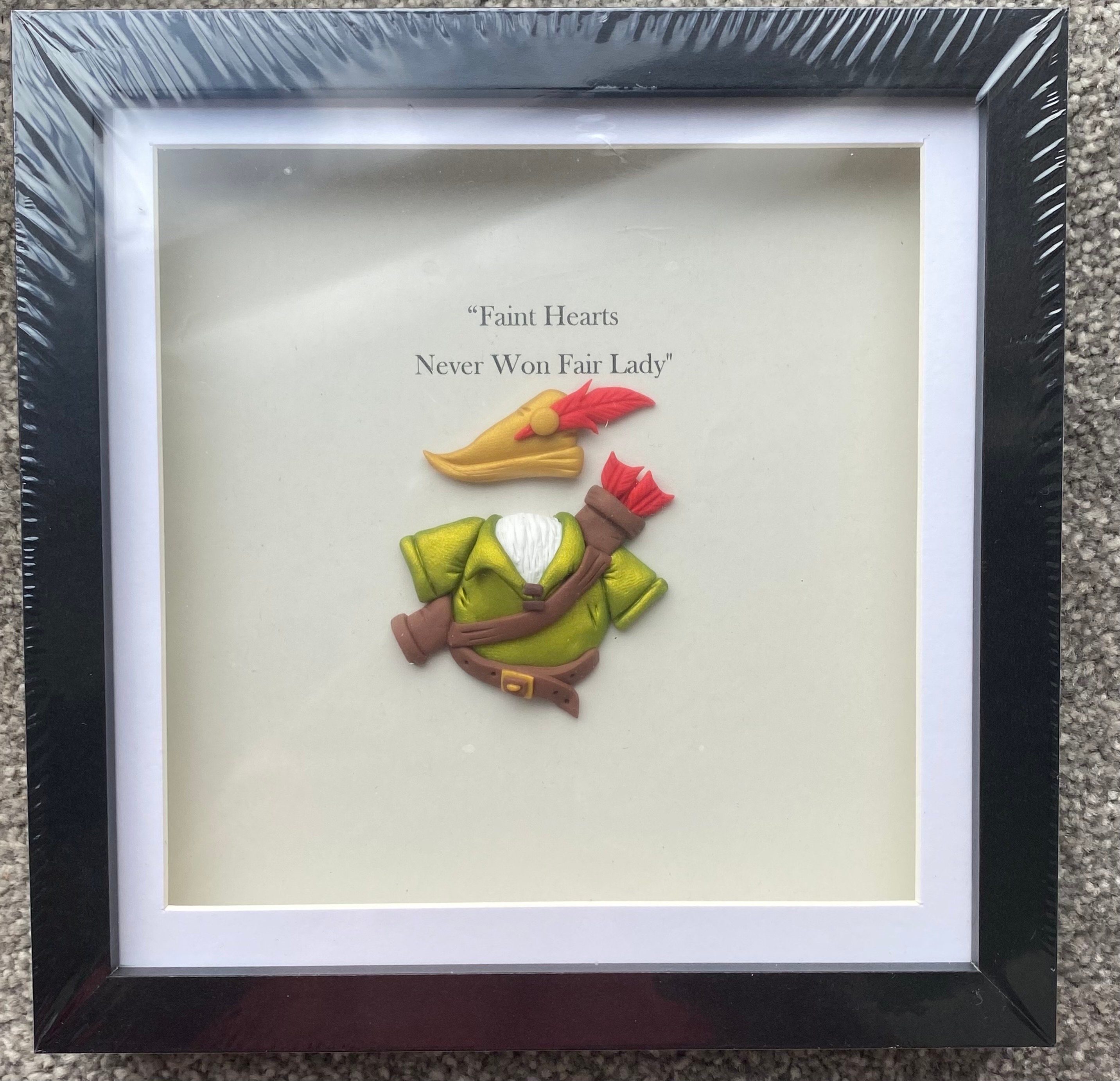 Robin Hood/ Robin of Sherwood inspired art box frames/ pictures by Ludicris