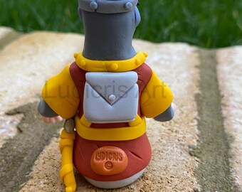 Dragon's Lair Dirk the Daring Figure (OOAK HANDMADE) 3.5 Inch Tall