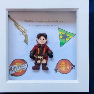 Oprawiona figurka inspirowana Firefly