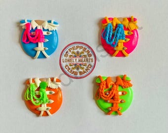 Beatle Sergeant Pepper inspiriertes Beatles Kunst Box Rahmenbild von Ludicris