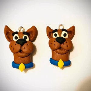 Scooby Doo Inspired Fun Quirky Polymer clay Earrings