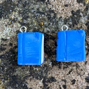 Polymer clay handmade Book Charm Earrings by Ludicris, teacher gift, book earrings, book lover