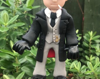 Polymer Clay Peaky Blinder Figure,Thomas Shelby Figure,Tommy Shelby,polymer Clay,Handmade Peaky Blinders Figure by Handmade by Ludicris