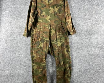 Vintage Montgomery Ward Power House Teal Denim Work Coveralls 44