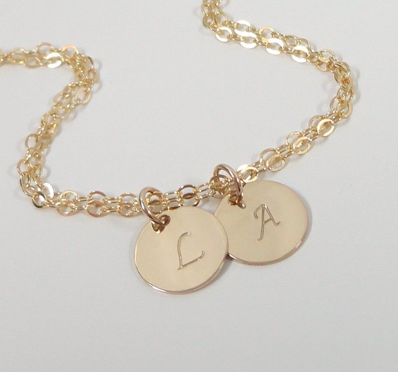 Gold Filled Initial Bracelet Hand Stamped Mommy Jewelry - Etsy UK