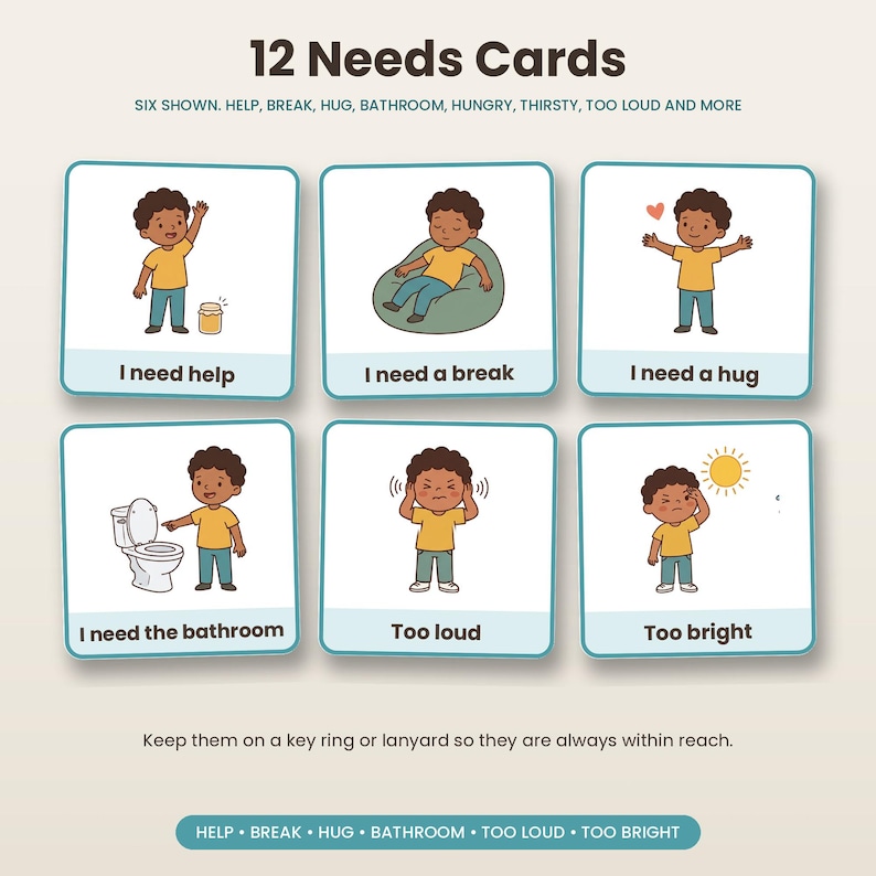 Example Toddler Visual Routine Cards Communication Cards for Kids, Visual Schedule Cards, Daily Routine ...