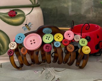 Clips de garra para botones personalizados - multicolor