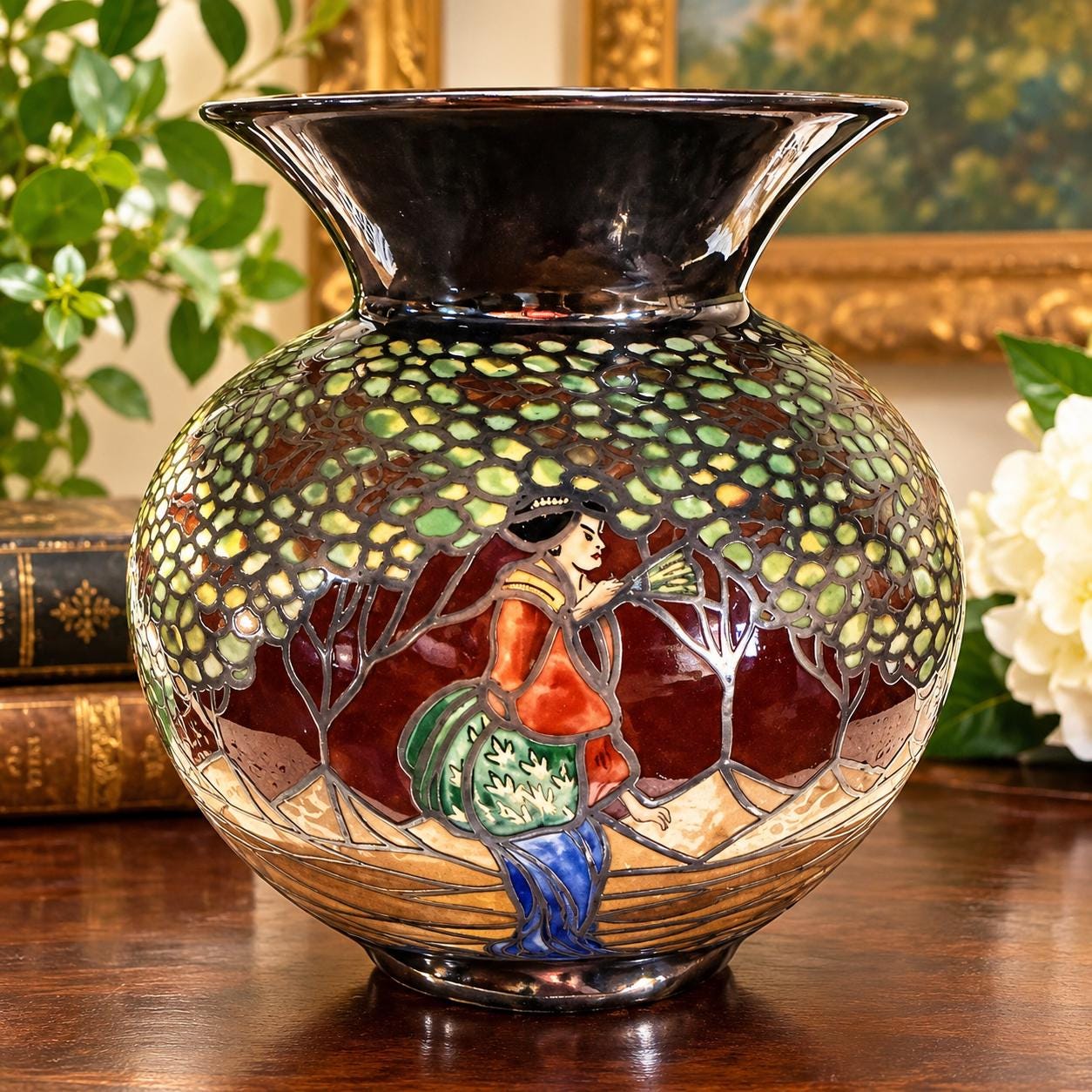 Silver Overlay Porcelain - Etsy