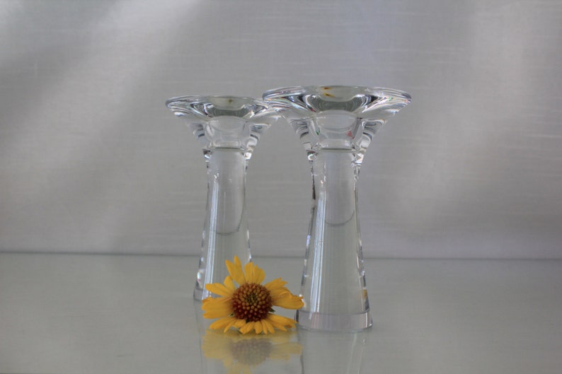 Tapio Wirkkala Crystal Candle Holder With Original Iittala Etsy
