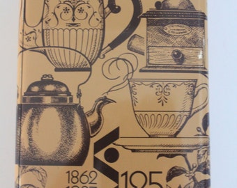 Vintage coffee tin- speciality store Stockman Finland