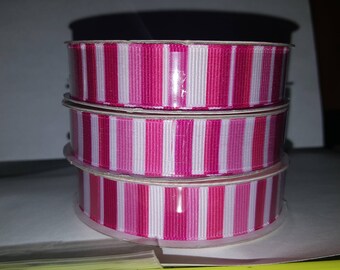 Pink Stripe Ribbon