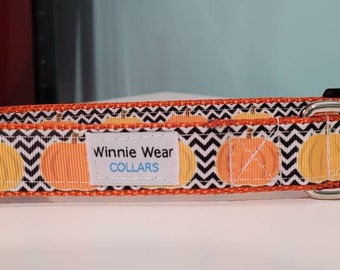 Chevron Pumpkin Dog & Cat Collar 2021